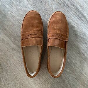 Jamie Haller Suede Penny Loafer Chocolate size 36